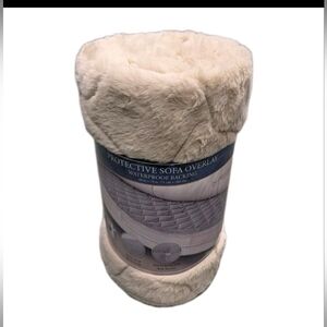 Brentwood Originals Waterproof Quilted Sofa Overlay 28" X 72" Beige OPEN BOX